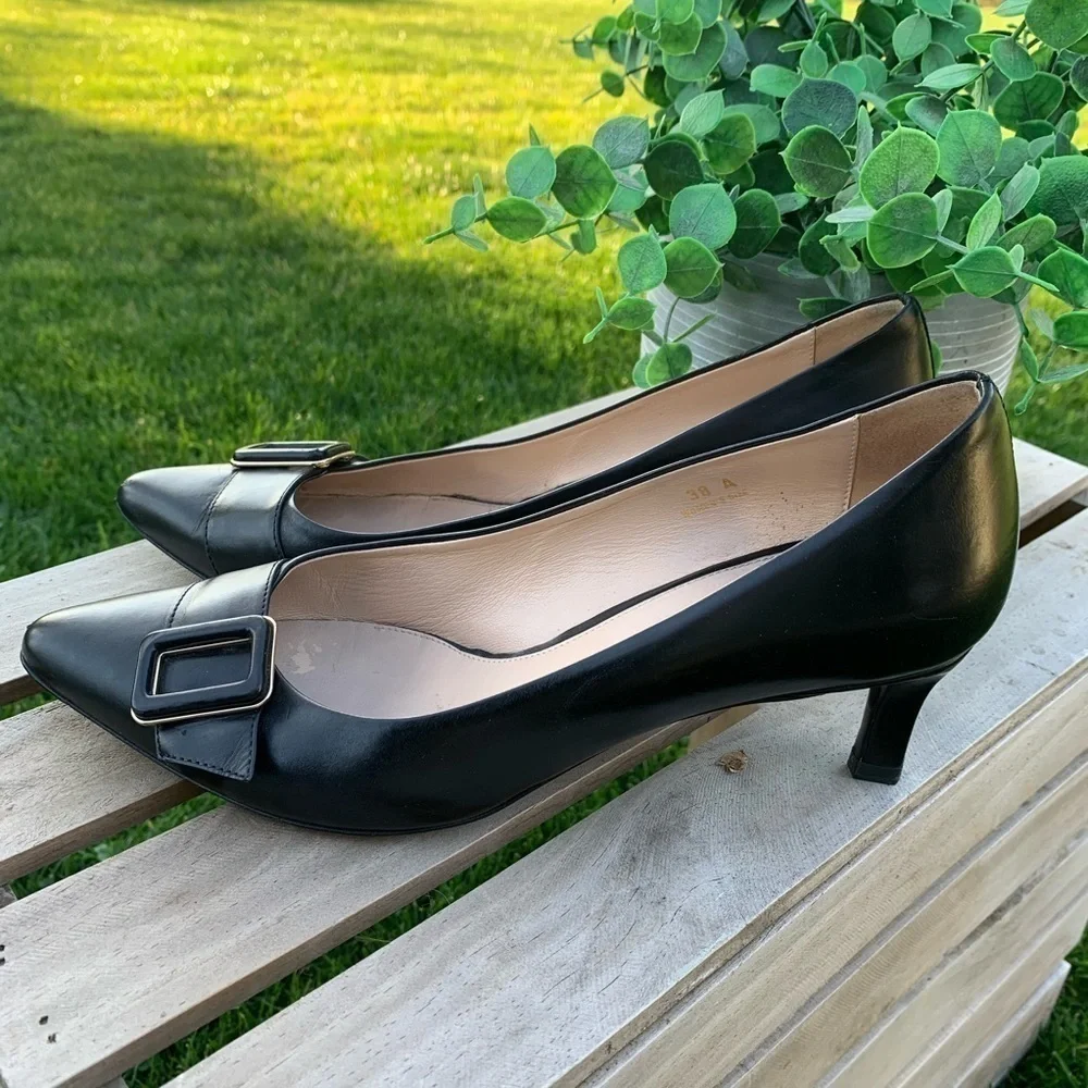TOD’S Black Leather Shoes with Buckle | Size 38 EU / 7.5 - 8 US